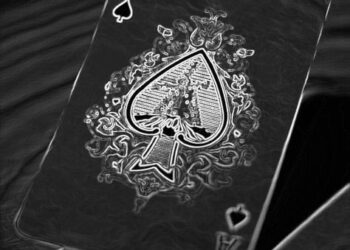Ace of Spades Playing Card